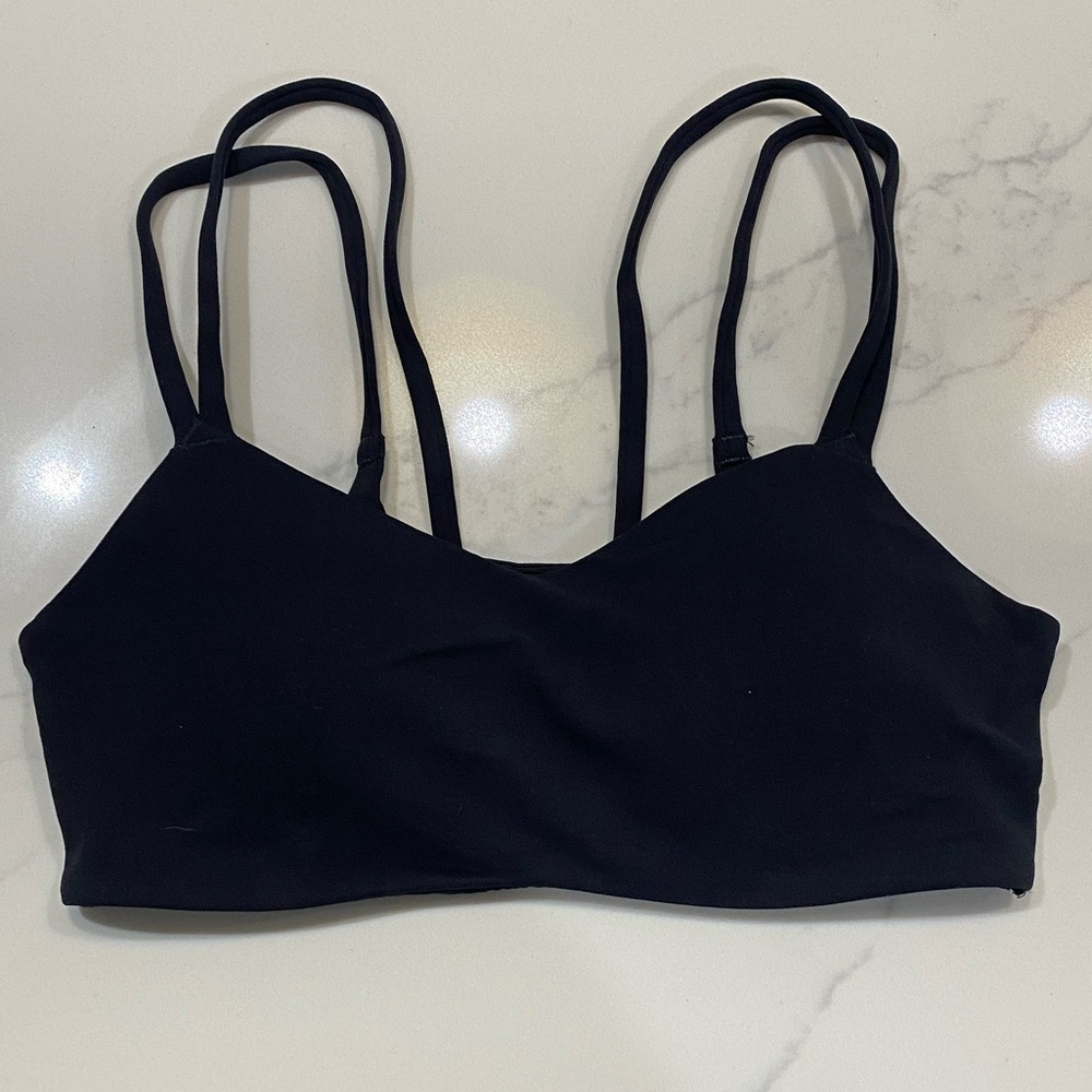 H8 Nike Black Double Strap Sports Bra NWOT